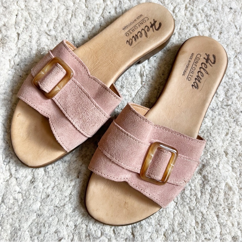 Helena Women's Pink Slide Sandals